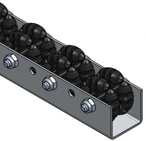 Roller rail type 520 AS/d50/2mm L=2000mm